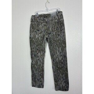 Duxbak Jeans Mens 36x30 Brown Camo Realtree Denim Straight Leg Hunting Pants